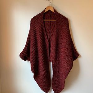 Betsey Johnson Sweaters - Betsey Johnson Chunky Knit Ribbed Shrug Shawl Betsey Johnson Sweaters - Betsey Johnson Chunky Knit Ribbed Shrug Shawl